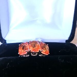 PERSIMMON QUARTZ RING 8